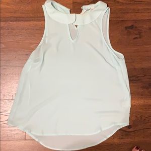 Peter Pan Collar Tank Blouse